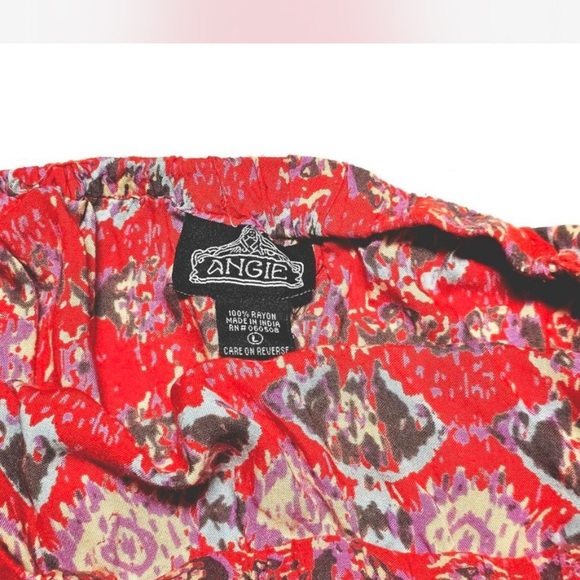 Angie Romper, Red, Patterned, Boho, Size L - Picture 4 of 6